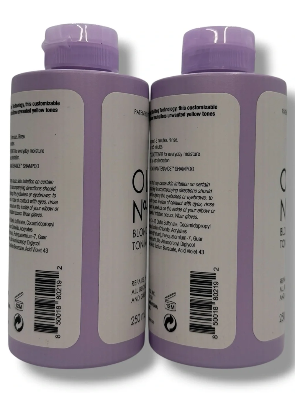 Olaplex No.4P Blonde Enhancer Purple‎ Shampoo 8.5oz Toning Repair 2 Pack